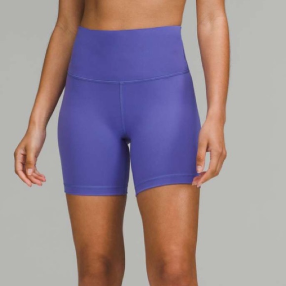 NWT 🍋 Lululemon Charged Indigo Wunder Under High arise Short 6” Size 4